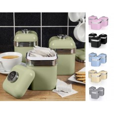 Swan Retro Set of 3 Canister Set